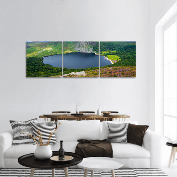 Lough Tay aka "Guinness Lake" in Wicklow county Panoramic Canvas Wall Art