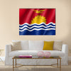 National Flag of State Kiribati Multi Panel Canvas Wall Art