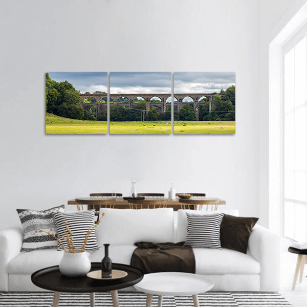 Chirk Aqueduct panoramic canvas wall art