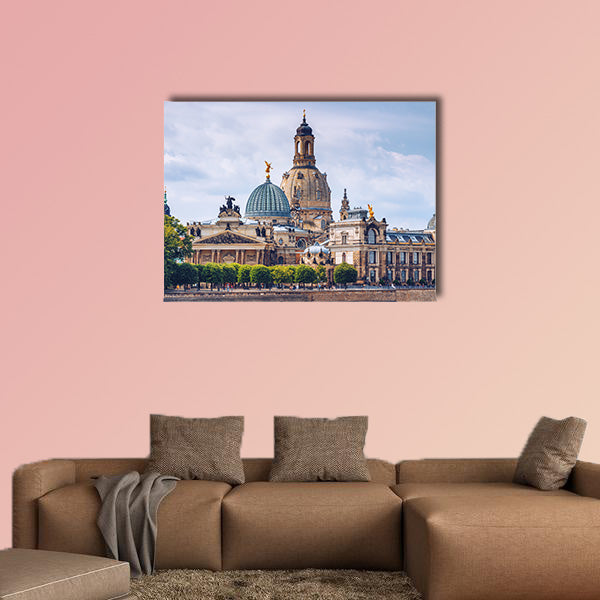 The ancient city of Dresden, Germany multi panel canvas wall art