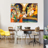 Hindu Goddess Statue Religious Concept, A Close Up Multi Panel Canvas Wall Art