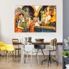 Hindu Goddess Statue Religious Concept, A Close Up Multi Panel Canvas Wall Art