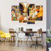 Hindu Goddess Statue Religious Concept, A Close Up Multi Panel Canvas Wall Art