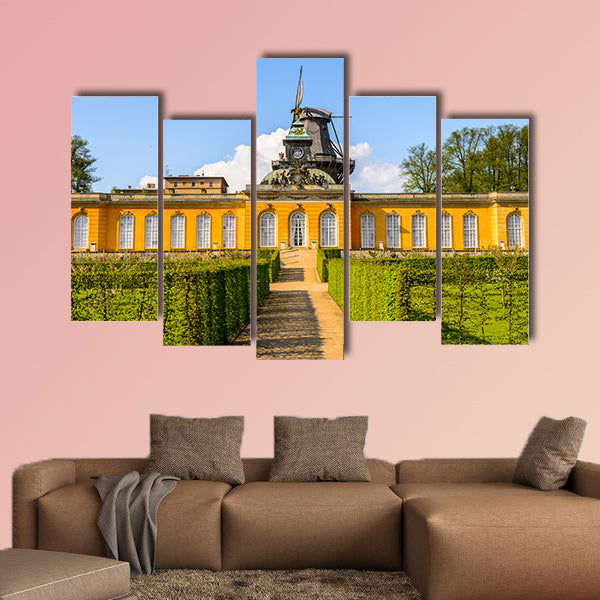 Nature and architecture of Potsdam, Germany multi panel canvas wall art