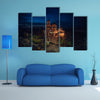 Most Beautiful night view of Cathedral of the Assumption in Varna Multi Panel Canvas Wall Art