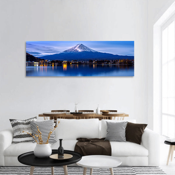 Fuji mountain panoramic canvas wall art
