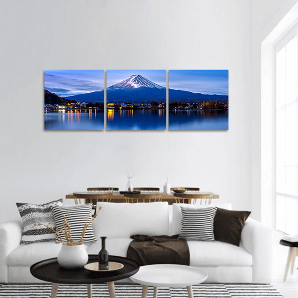 Fuji mountain panoramic canvas wall art