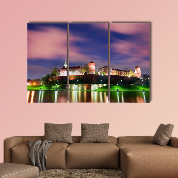 Walk on a rainy evening in the old picturesque embankment of the famous wall art