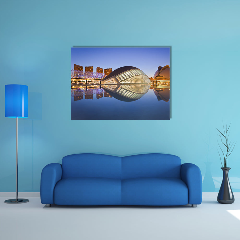 Valencia's City of Arts and Science Museum multi panel canvas wall art