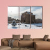 Gonbade Alavian in winter in Hamadan in the Iran, multi panel canvas wall art