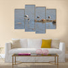 Flamingo in Lady's Mile Limassol Multi panel canvas wall art