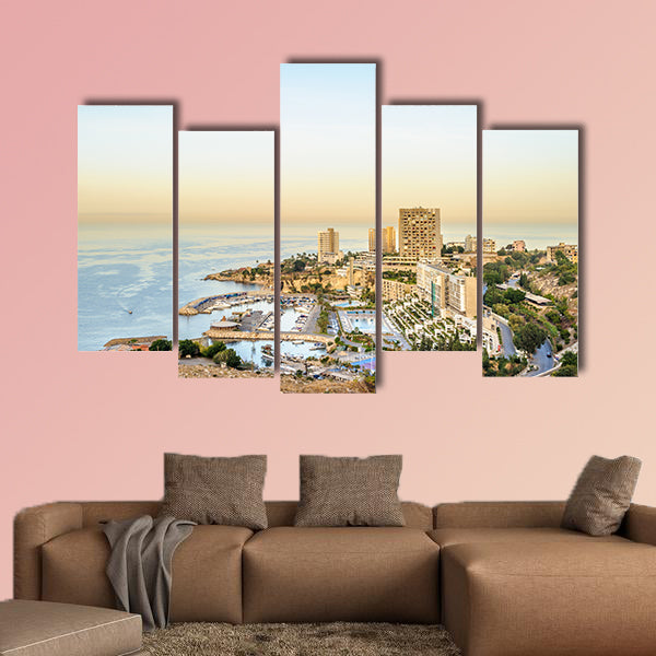 Beirut, the largest city and the capital of Lebanon multi panel canvas wall art