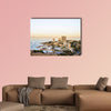 Panoramic view of Beirut, Lebanon capital multi panel canvas wall art