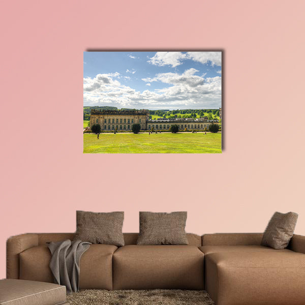 Chatsworth House, Derbyshire, Britain Multi panel canvas wall art