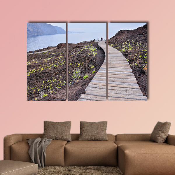 Photo Picture of the Beautiful Ocean Coast's View multi panel canvas wall art