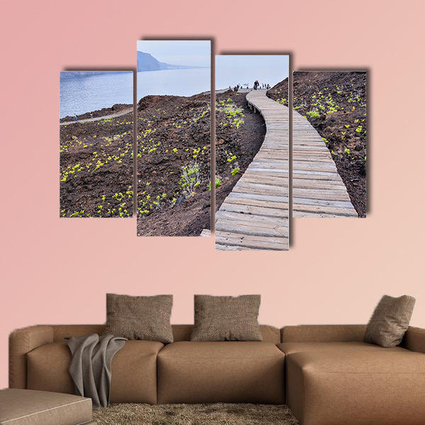 Photo Picture of the Beautiful Ocean Coast's View multi panel canvas wall art