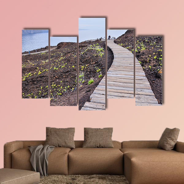 Photo Picture of the Beautiful Ocean Coast's View multi panel canvas wall art