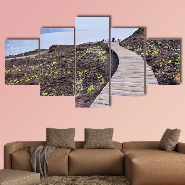 Photo Picture of the Beautiful Ocean Coast's View multi panel canvas wall art