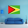 Guyana Flag Vector Icon – Illustration Multi panel canvas wall art