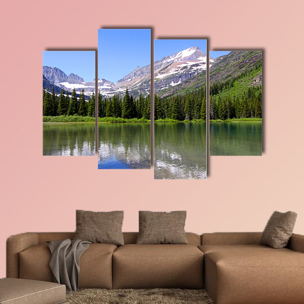 Swift current lake Multi panel canvas wall art