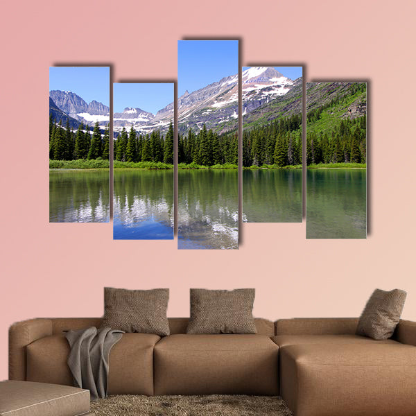 Swift current lake Multi panel canvas wall art