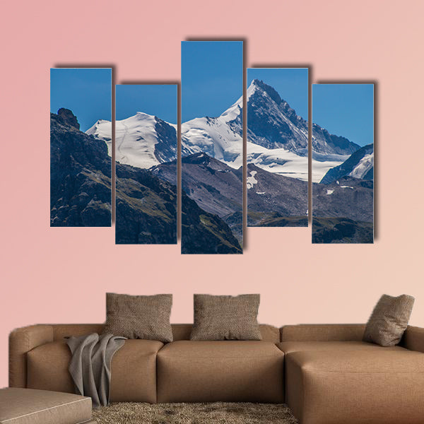 Bishorn, Weiss horn, Bella tola, chandolin, Valais, Swiss Multi panel canvas wall art