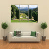 View of the Rose Valley in the evening multi panel canvas wall art