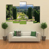 View of the Rose Valley in the evening multi panel canvas wall art