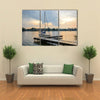 Trakai, Beautiful Evening Print Of The Lake, Lithuania, Multi Panel Canvas Wall Art