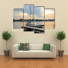 Trakai, Beautiful Evening Print Of The Lake, Lithuania, Multi Panel Canvas Wall Art