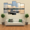 Trakai, Beautiful Evening Print Of The Lake, Lithuania, Multi Panel Canvas Wall Art