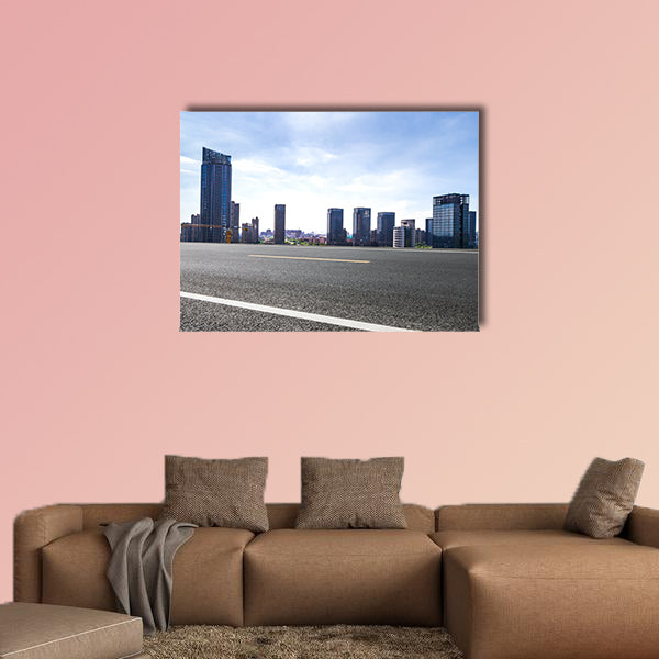 Modern buildings in Nantong Multi panel canvas wall art