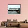 Busan port multi panel canvas wall art