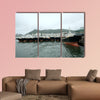 Busan port multi panel canvas wall art