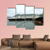 Busan port multi panel canvas wall art