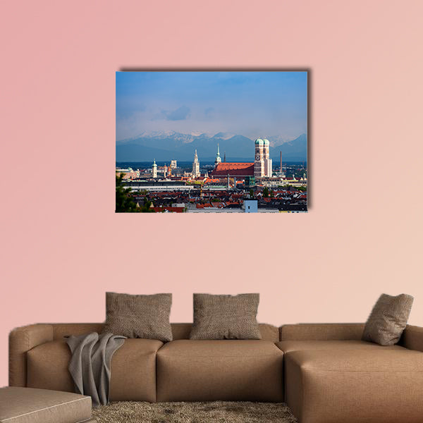 Munich Alps Panorama multi panel canvas wall art