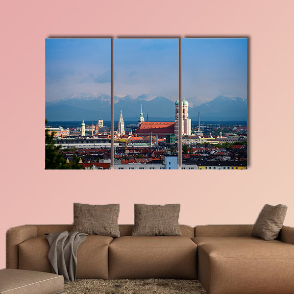 Munich Alps Panorama multi panel canvas wall art