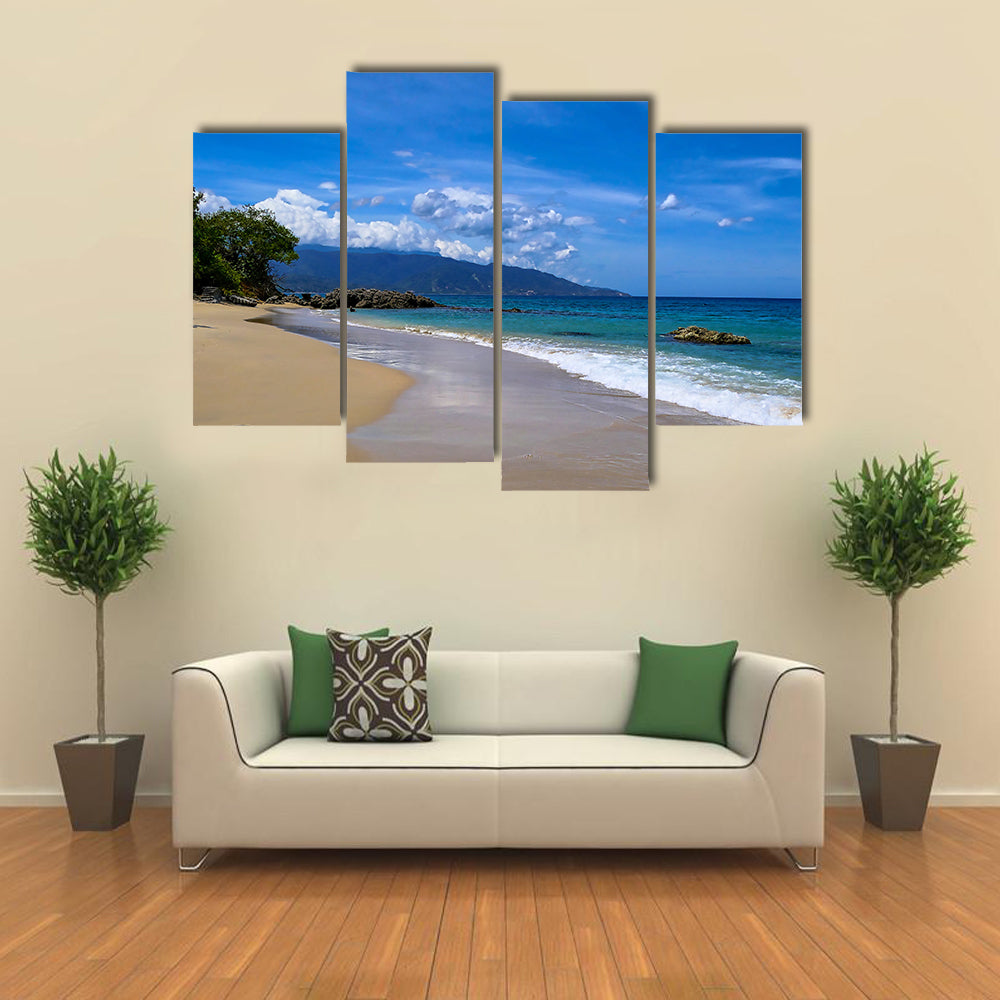 Seascape in Chuspa beach Vargas, Venezuela Multi panel canvas wall art