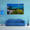 Aerial view of the beautiful Karidi beach in the Greece multi panel canvas wall art