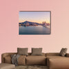 Gwangan Bridge and Haeundae at Sunrise, Busan, South Korea wall art