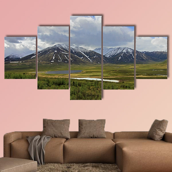 Landscape along Dempster Highway near Tombstone Territorial Park wall art