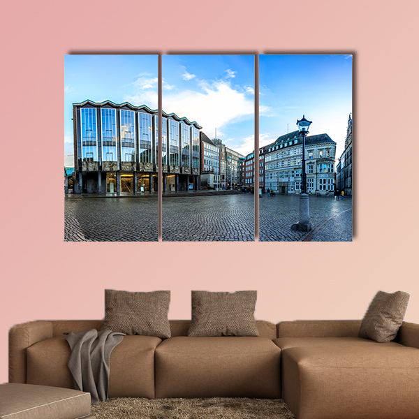 Bremen main market square in the centre of the Hanseatic City, wall art