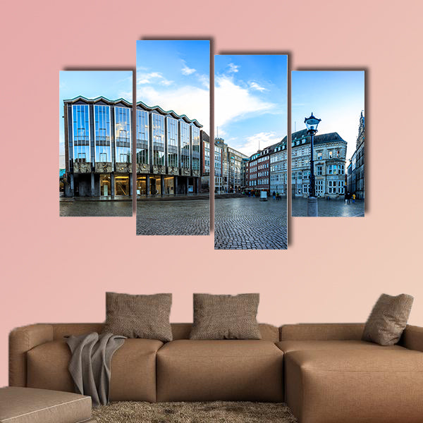 Bremen main market square in the centre of the Hanseatic City, wall art