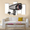 Security camera on white background. Isolated 3D image Multi panel canvas wall art