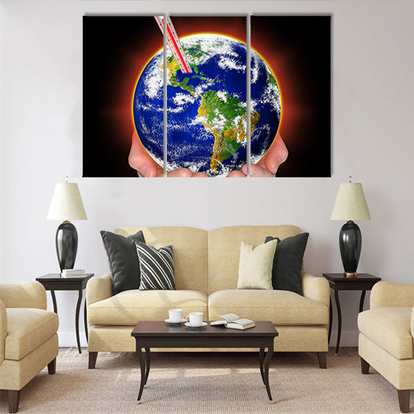 Global Warming Multi Panel Canvas Wall Art