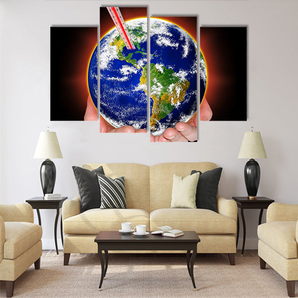 Global Warming Multi Panel Canvas Wall Art