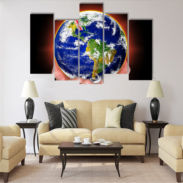 Global Warming Multi Panel Canvas Wall Art