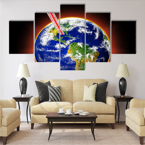Global Warming Multi Panel Canvas Wall Art