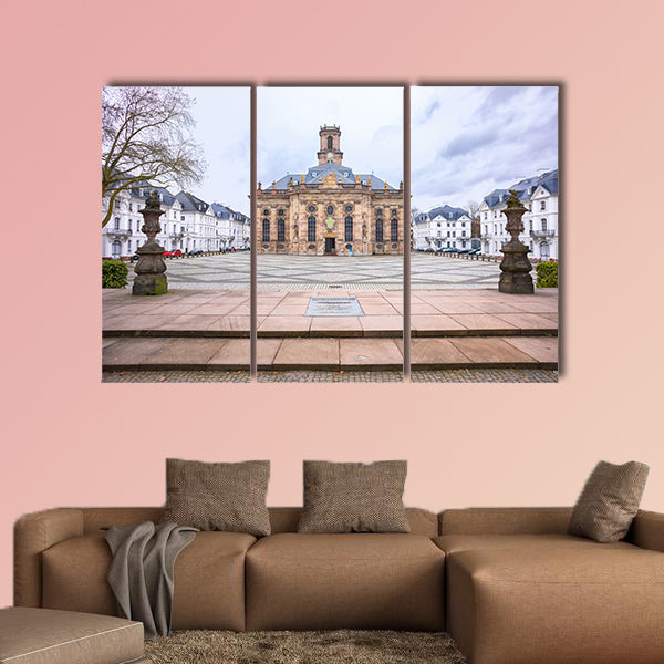 Ludwigskirche, a Protestant Church in Saarbrucken, Germany wall art