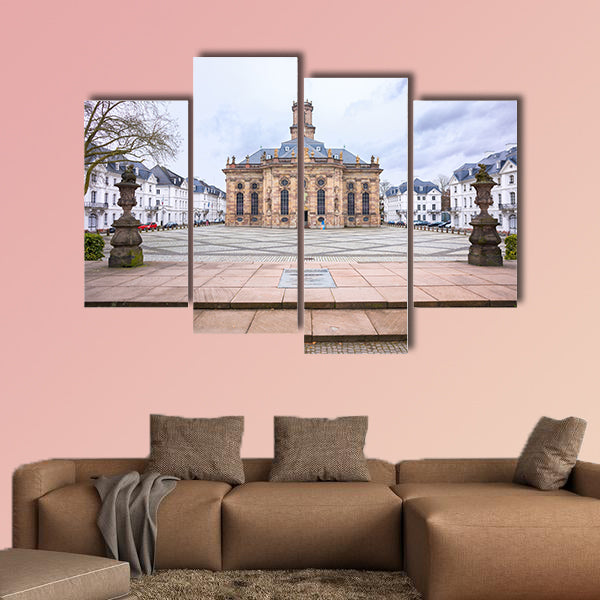 Ludwigskirche, a Protestant Church in Saarbrucken, Germany wall art